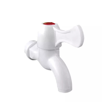 Одиночное таз мытья Pvc Faucet ручки 1/2» PP выстукивает для сада гостиницы