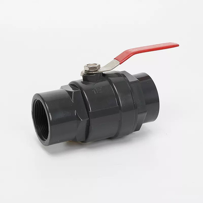 Красные SS регулируют шариковый клапан полное 150PSI шарикового клапана 63mm PVC пластиковый