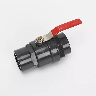 Красные SS регулируют шариковый клапан полное 150PSI шарикового клапана 63mm PVC пластиковый