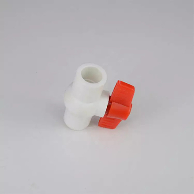 Клапаны Hdpe клапана 63mm PPR пластиковые конические и ручка штуцеров оранжевая