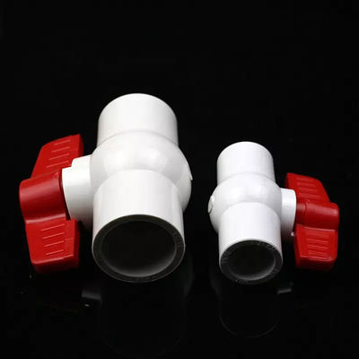 давление деятельности шариковых клапанов 2.5MPa PVC клапана штуцеров трубы 20mm-63mm