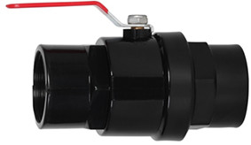Часть 1/2 шарикового клапана 2 Pvc полива 40mm» до 4&quot; подгонянный размер