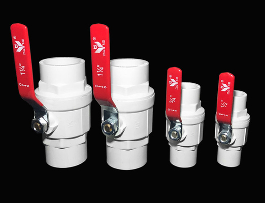 Часть 1/2 шарикового клапана 2 Pvc полива 40mm» до 4&quot; подгонянный размер