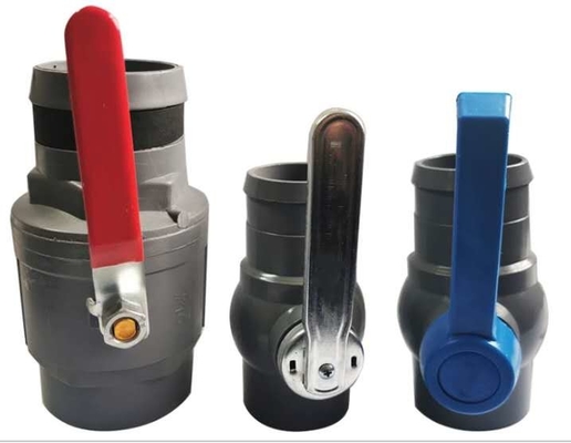 3 клапан пути Pvc 3 дюйма 40mm Pvc 1 шарикового клапана пути износоустойчивый