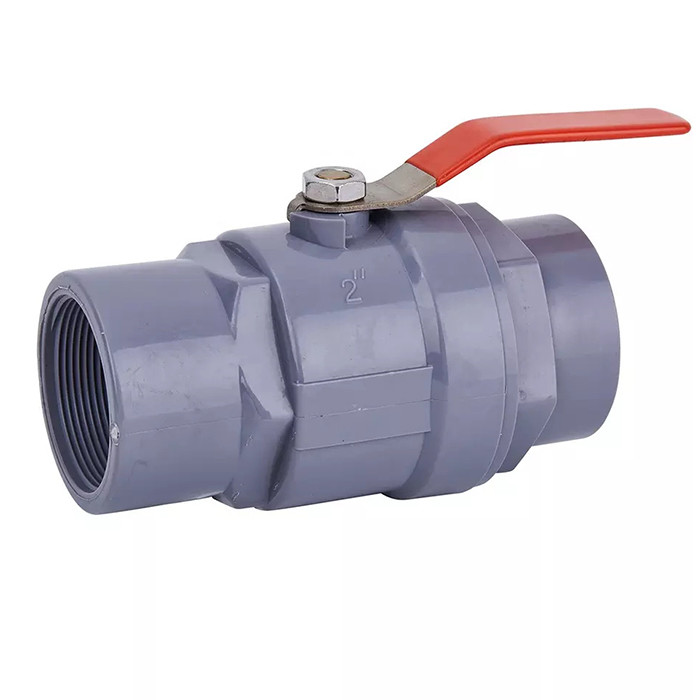 3&quot; 4&quot; шариковый клапан UPVC PVC двухкусочный с рукояткой рычага SS