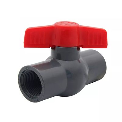 шариковый клапан PVC шарикового клапана 1 компакта PVC пути 1.6MPa 1 продел нитку