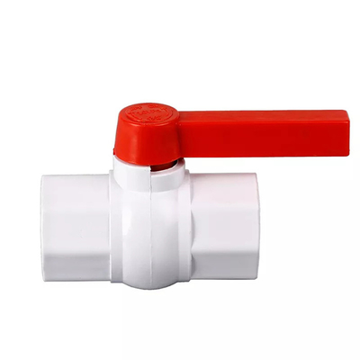 1/2» 3/4" поток PP полива шарикового клапана UPVC обжало пластиковое