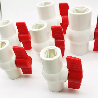 Клапаны и штуцеры трубы PVC клапана пластиковой воды конические для химиката